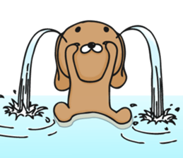 Feeling of a dog sticker #12052245