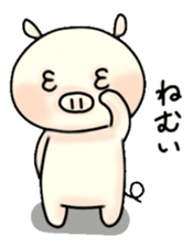 Sticker of Pig "Babu" Vol.2 sticker #12052414