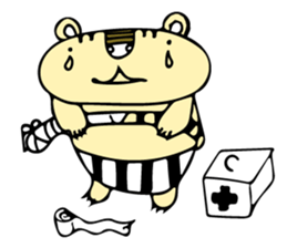 A Tiger Stripe-pants TORA-CCHI sticker #12052511