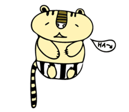 A Tiger Stripe-pants TORA-CCHI sticker #12052512