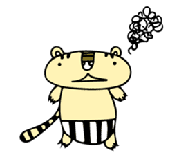 A Tiger Stripe-pants TORA-CCHI sticker #12052515