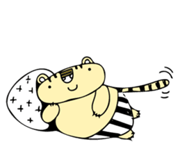 A Tiger Stripe-pants TORA-CCHI sticker #12052522