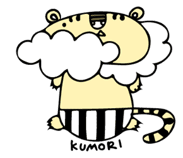 A Tiger Stripe-pants TORA-CCHI sticker #12052540