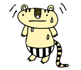 A Tiger Stripe-pants TORA-CCHI sticker #12052546