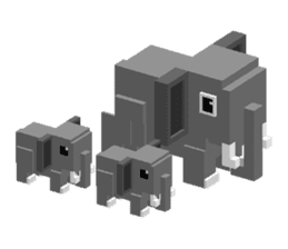 VOXEL ZOO sticker #12052782