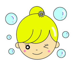 Dumplings hair's girls 2nd sticker #12053141