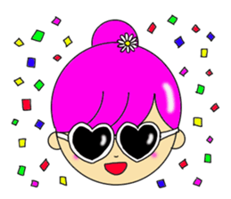 Dumplings hair's girls 2nd sticker #12053146