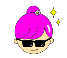 Dumplings hair's girls 2nd sticker #12053147