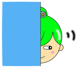 Dumplings hair's girls 2nd sticker #12053151