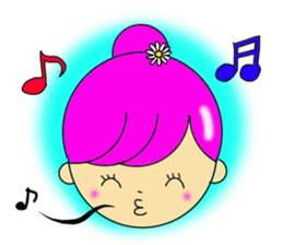 Dumplings hair's girls 2nd sticker #12053153