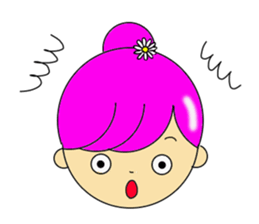 Dumplings hair's girls 2nd sticker #12053157