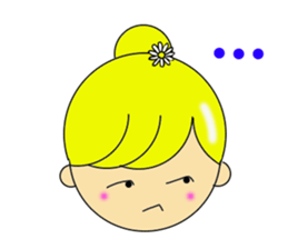 Dumplings hair's girls 2nd sticker #12053158