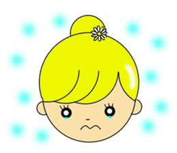 Dumplings hair's girls 2nd sticker #12053166