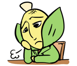 Office worker morokosshi sticker #12053234