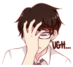 That One Guy With Glasses. sticker #12053422