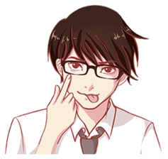 That One Guy With Glasses. sticker #12053426