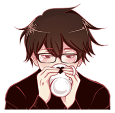 That One Guy With Glasses. sticker #12053433