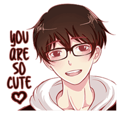 That One Guy With Glasses. sticker #12053435