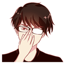 That One Guy With Glasses. sticker #12053440