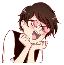 That One Guy With Glasses. sticker #12053441