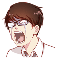 That One Guy With Glasses. sticker #12053446