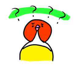 Beer belly bird sticker #12054810