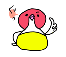Beer belly bird sticker #12054818