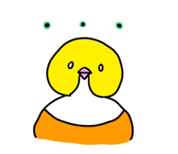 Beer belly bird sticker #12054824