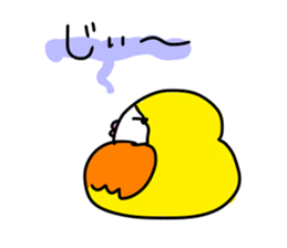 Beer belly bird sticker #12054831