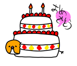 Beer belly bird sticker #12054842