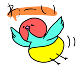 Beer belly bird sticker #12054844