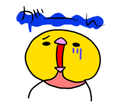 Beer belly bird sticker #12054845