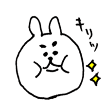 sumo rabbit life sticker #12054895