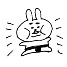 sumo rabbit life sticker #12054900