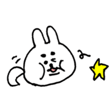 sumo rabbit life sticker #12054903
