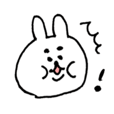 sumo rabbit life sticker #12054907