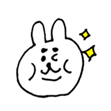 sumo rabbit life sticker #12054908