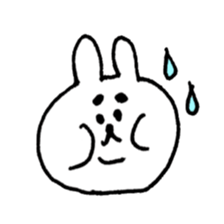 sumo rabbit life sticker #12054909