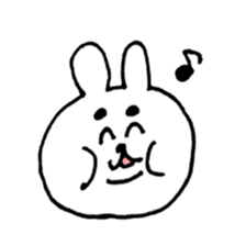 sumo rabbit life sticker #12054910