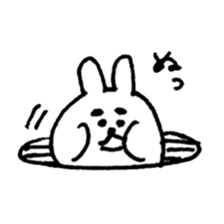 sumo rabbit life sticker #12054911