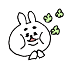 sumo rabbit life sticker #12054917