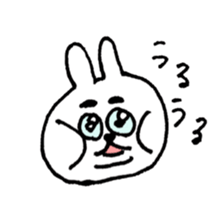 sumo rabbit life sticker #12054918