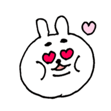 sumo rabbit life sticker #12054919