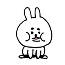 sumo rabbit life sticker #12054922