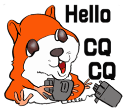 CQ Hamster HAM radio sticker #12054989