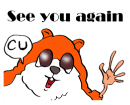 CQ Hamster HAM radio sticker #12055002