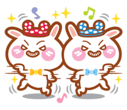 Kuo Ching & Guang Guang's debut of crazy sticker #12055052