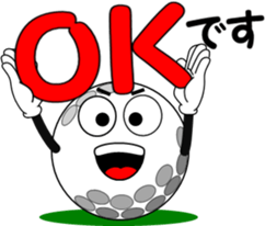 Golf of meeting 3 "Honorific Edition" sticker #12055254