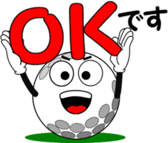 Golf of meeting 3 "Honorific Edition" sticker #12055254