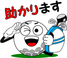 Golf of meeting 3 "Honorific Edition" sticker #12055257